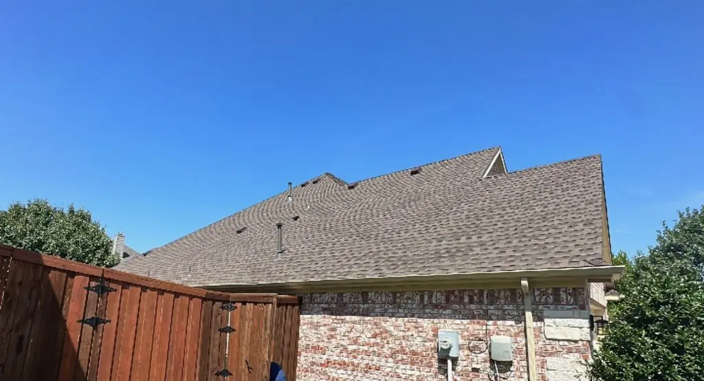 Completed roof replacement project in Leicester